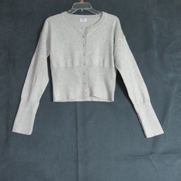 Cotton On Cardigan Womens Medium Gray Knit Sweater Preppy School Girl Soft - Picture 1 of 8